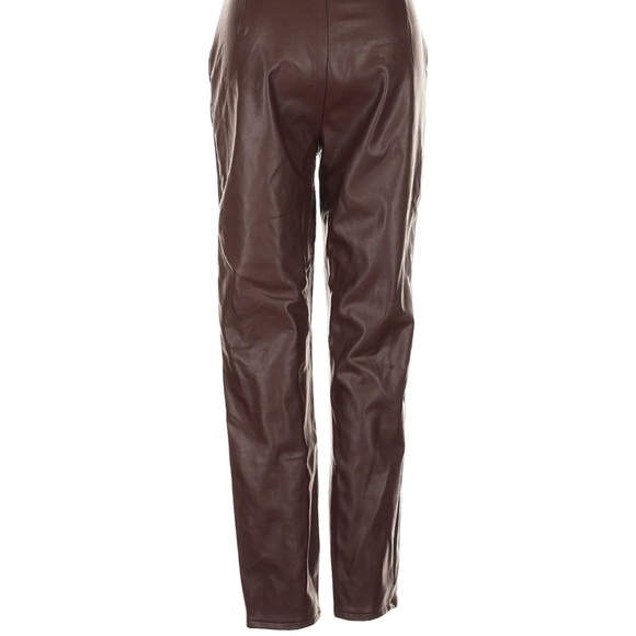 Abercrombie High-Waisted Faux Leather Pants - Picture 5 of 7